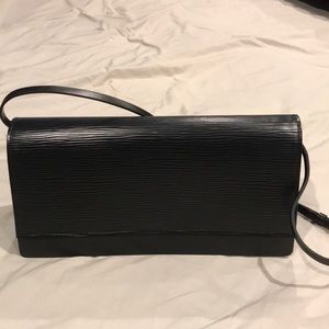 LV Epi Leather Honfleur Noir clutch